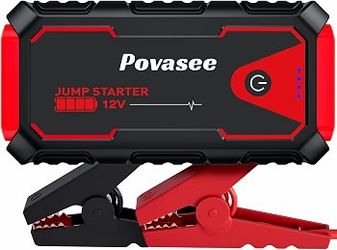 NEW Povasee 5000A Jump Starter – Car Battery Booster w/ USB & LED Light