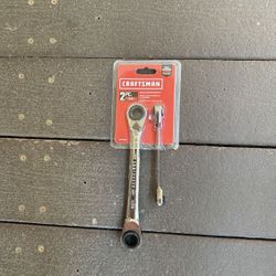 CRAFTSMAN Ratchet Wrench Set, SAE, 2Piece with Ratcheting