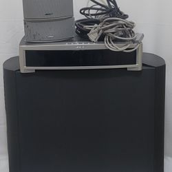 $100 OBO Bose 321 Gs Series Ii Dvd Home Entertainment System Bose 3·2·1 Series II silver