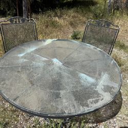 Free Patio Set - Table And 2 Chairs