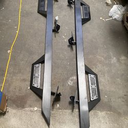 19-ON Dodge Ram Off-Road Running Boards Black Extended Cab