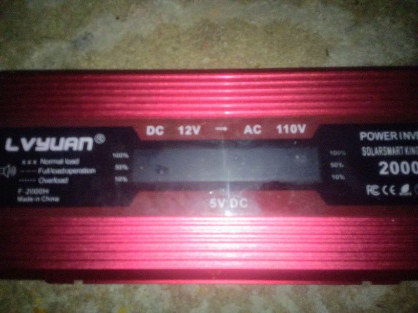 Lvyuan 2000w solar smart King Powerinverter