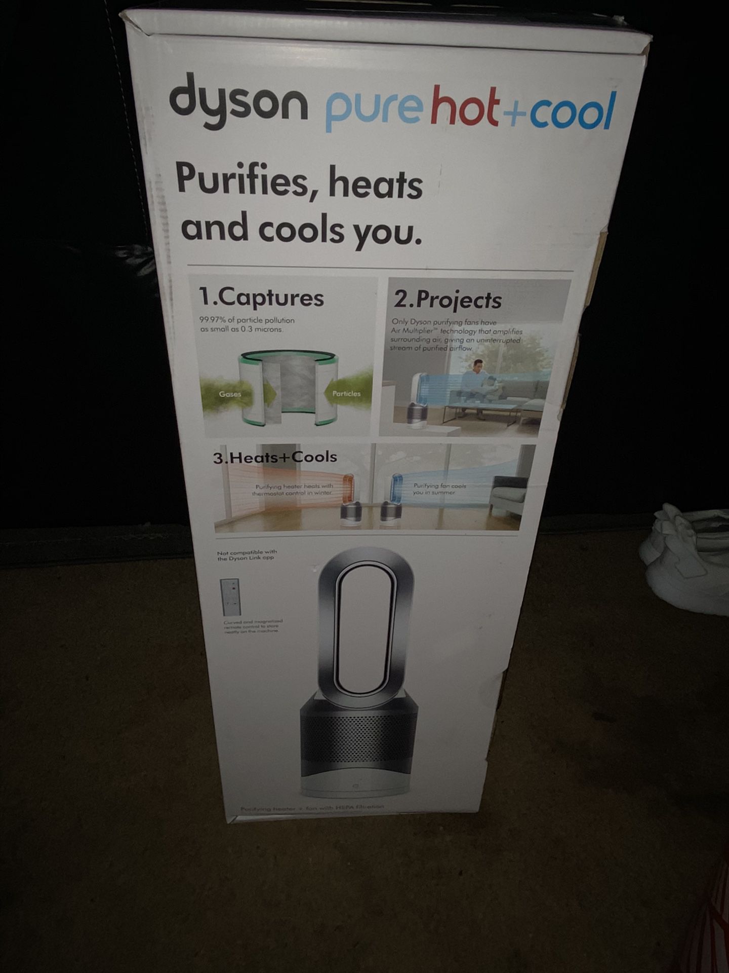 Dyson pure hot and cold fan