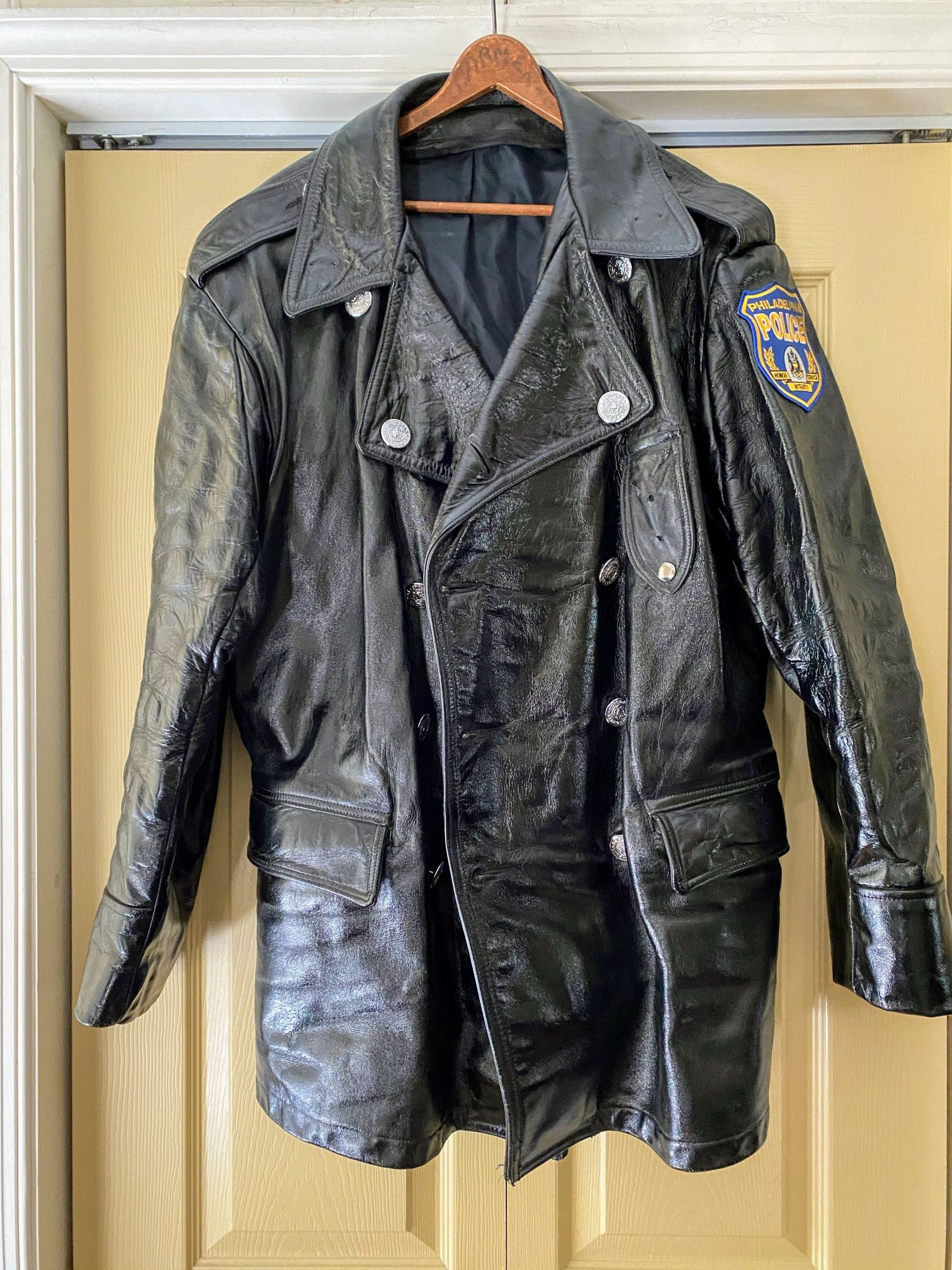 Philadelphia Police Leather Jacket