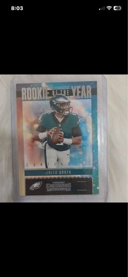 Panini Contenders 2020 Jalen Hurts Eagles Rookie of the Year Insert #RY-JHU