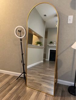 Full Length Floor Mirror Gold Frame