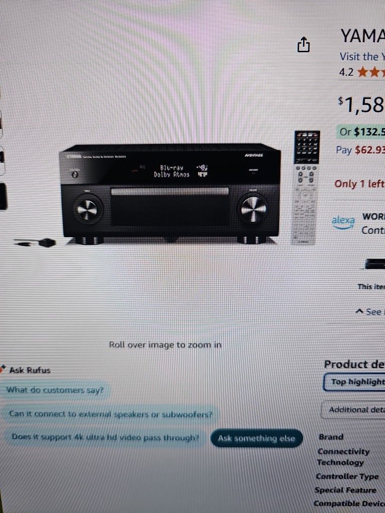 Yamaha Receiver