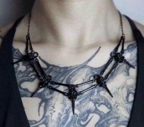 crow necklace