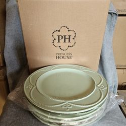 Platos Grandes Mint (4) Princess House 