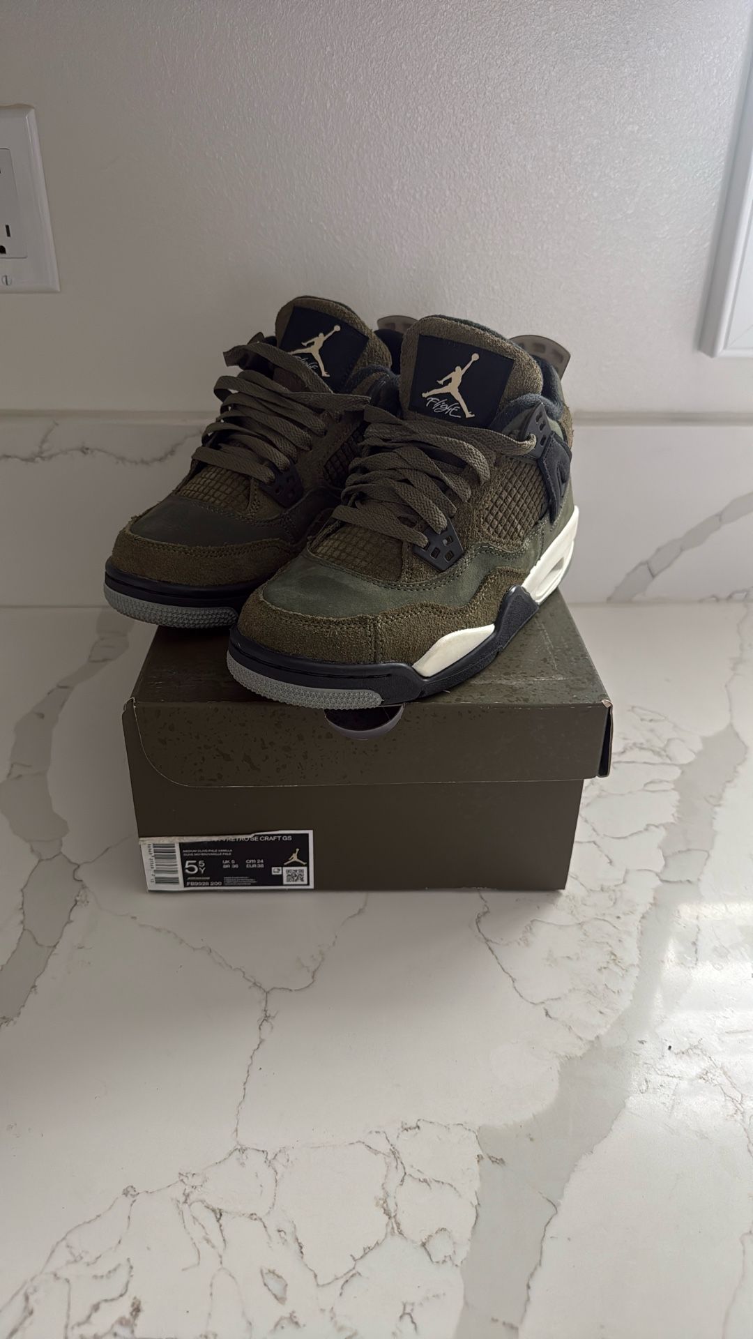 Air Jordan 4 Retro Se Craft GS