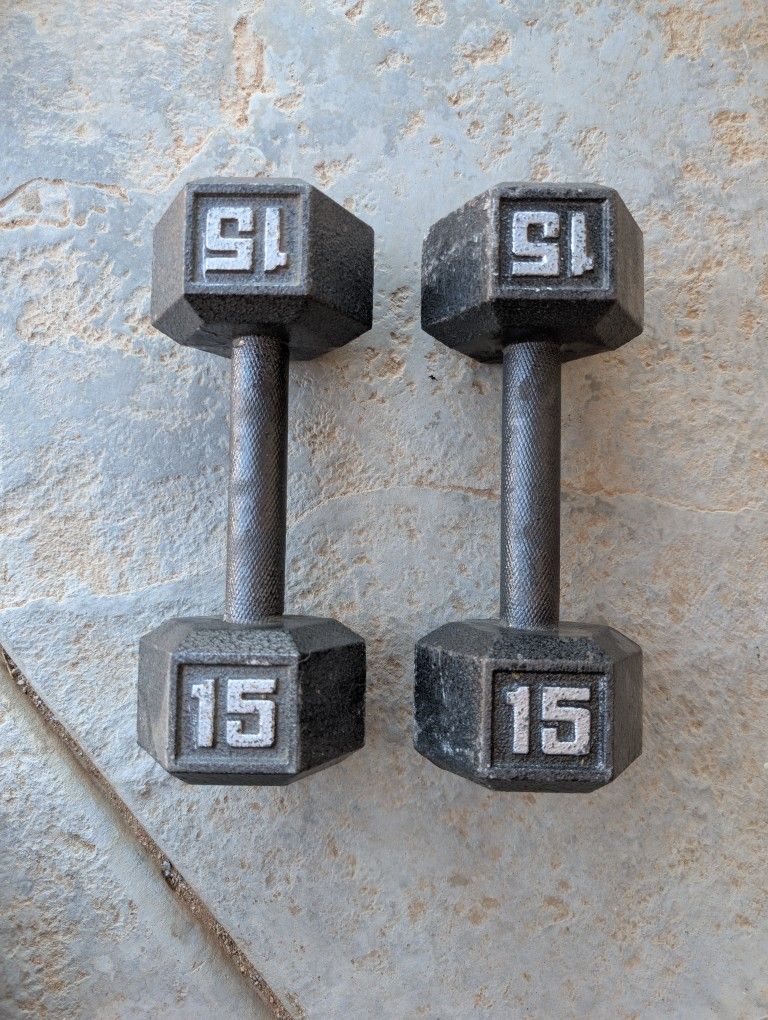 15 Lb Dumbbells