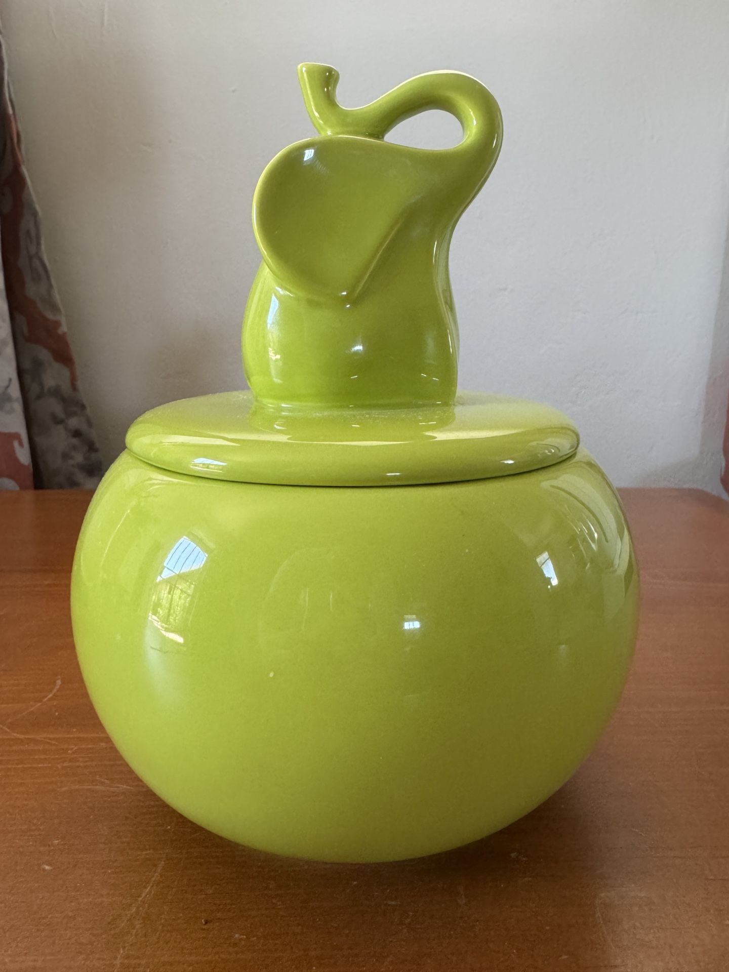 Ceramic Elephant Storage Jar