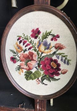 Framed Stitching Flowers