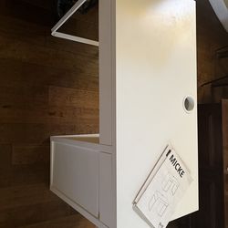 White IKEA Desk