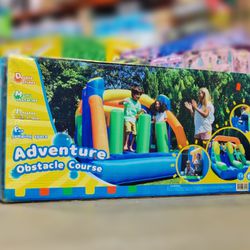 Inflatable Adventure Obstacle Course Bounce House 
