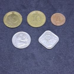 Lot of 5 coins 