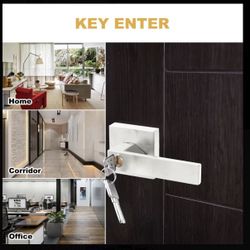 Door Lever With Lock And Keys -3 Sets Available $15 Each Or $40 For 3 