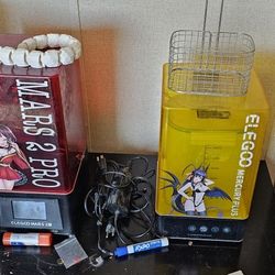 Resin 3D Printer With Curing Station