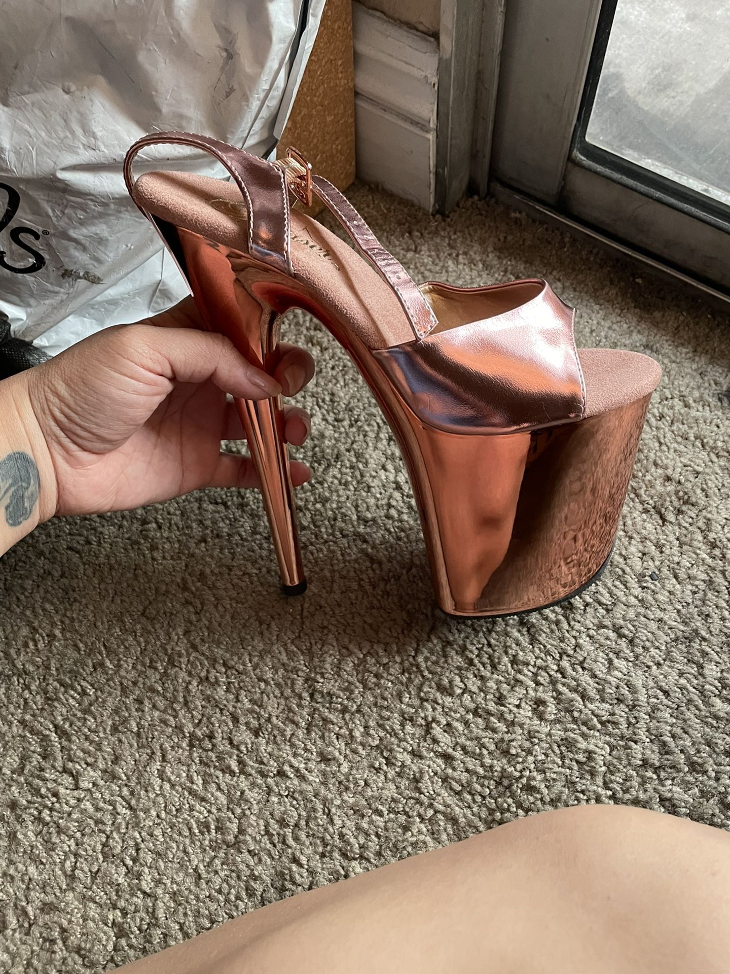 Rose Gold Dancer Shoes