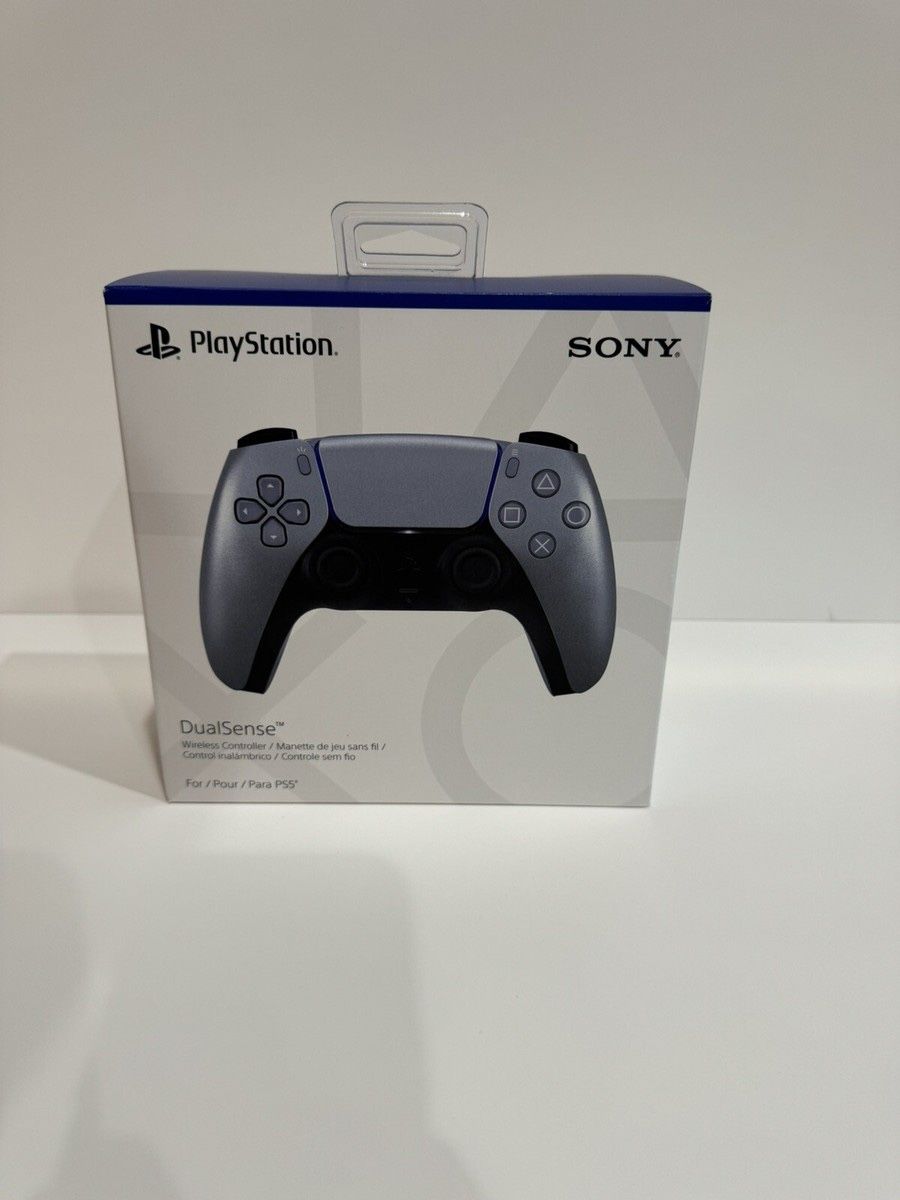 Brand New PlayStation 5 PS5 Sterling Silver DualSense Wireless Controller