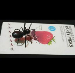 🔥 DIABLA'z - NEW UNUSED - BRAND NEW - 24 Ant Toothpicks Appetizer Parties Party Decoration Food Picks