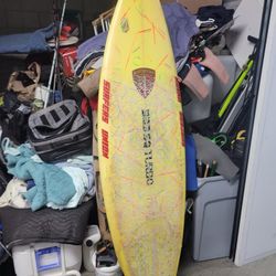 Vintage 80s Surfboard 