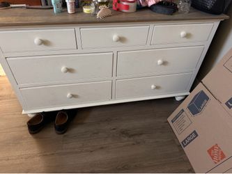White dresser