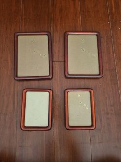 Vintage Cherrywood Rounded Corner Photo Frames