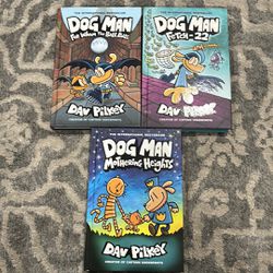 Dog Man Books Set of 3 