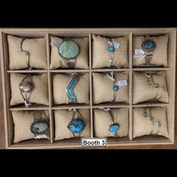 Authentic Native American Turquoise Sterling Silver Jewelry 