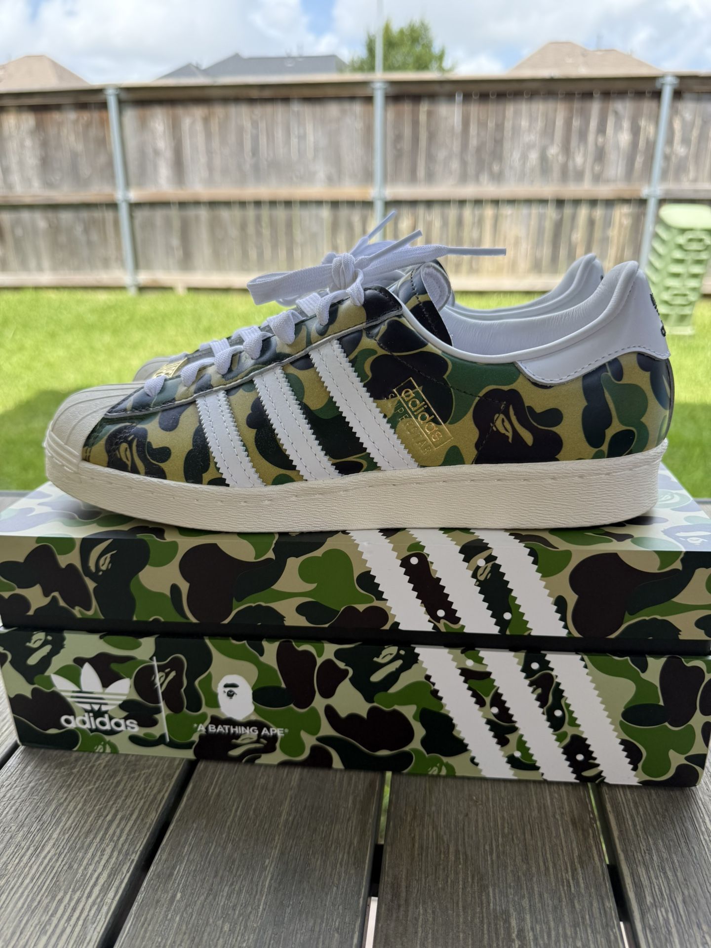 Adidas Bape Superstar 80s Size