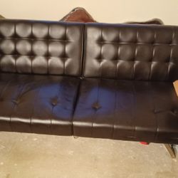 Leather Futon 