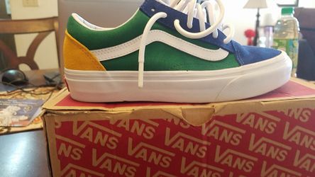 Van's old school Blue/Green
