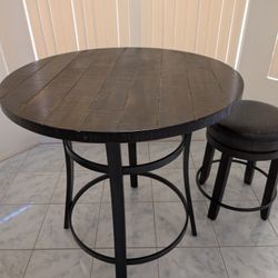 Dining Table With Stool Chair