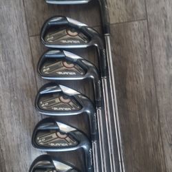TaylorMade Burner 2.0 Iron Set 5-PW Standard Regular Flex Steel Shaft Good