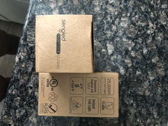 WiFi light bulbs (2) new in box never used