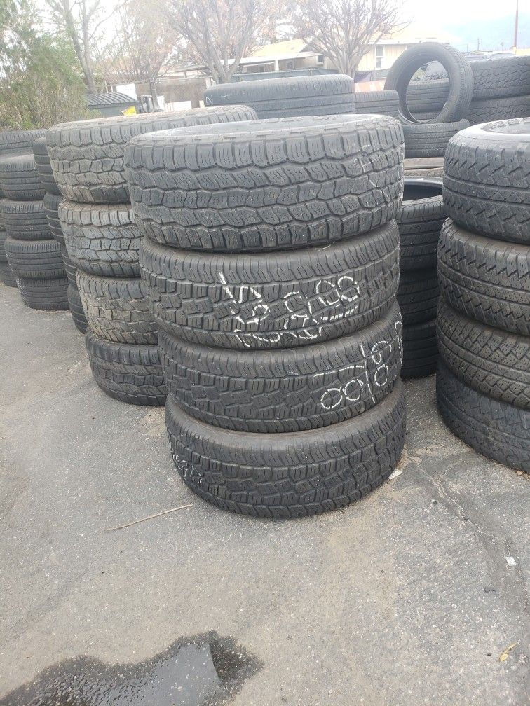 265 60 16 Cooper Used Set