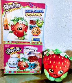 Shopkins phonics + plush + free book