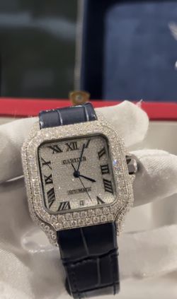 Carti santos with leather strap