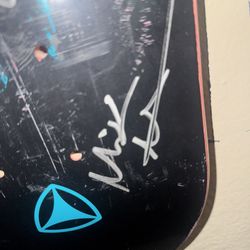 Active Autographed Skateboard. 