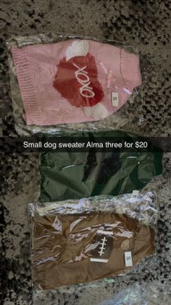 Small doggie sweaters