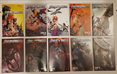 Red Sonja Sonjaversal #1-10 Complete Series Set  10 Issues Total 2021
