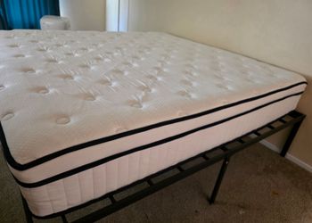 King mattress and frame