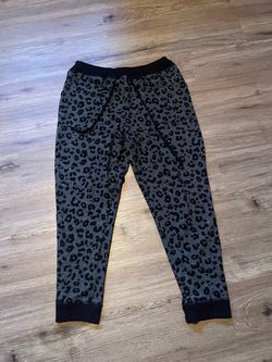 Leopard Print Jogger Sweatpants