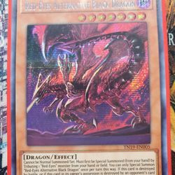 Yugioh Red Eyes Alternative Black Dragon Prismatic Secret Rare