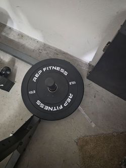 REP Fitness Plates and Bar