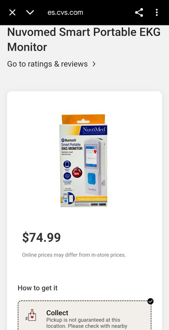 Nuvomed Smart Portable Ekg Machine