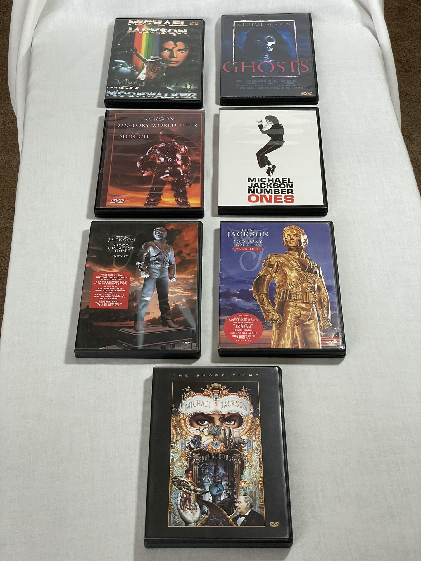 Michael Jackson DVD Collection