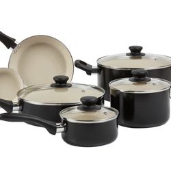 Amazon Basics 11 Piece Pot Set