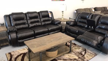 Brand new recliner sofa love seat set - dark espresso